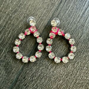 Stella & Dot Neon Dream Earrings - Pink